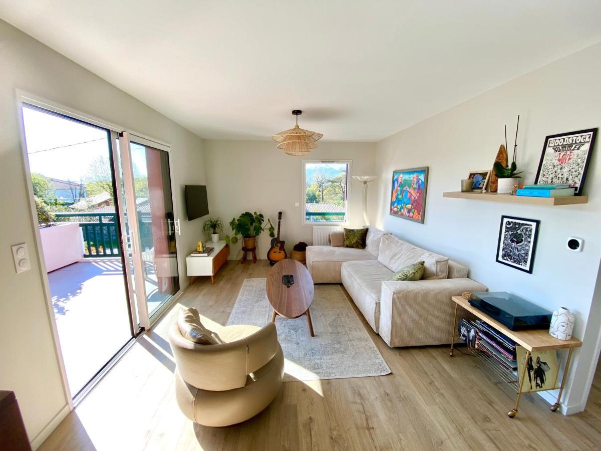 Superbe Appartement, Grande Terrasse Vue Mer Et Montagne Saint-Jean-de-Luz Zewnętrze zdjęcie